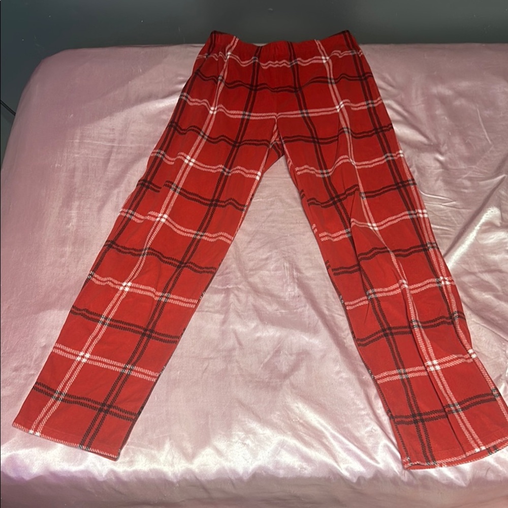 Red Plaid Lounge Pants